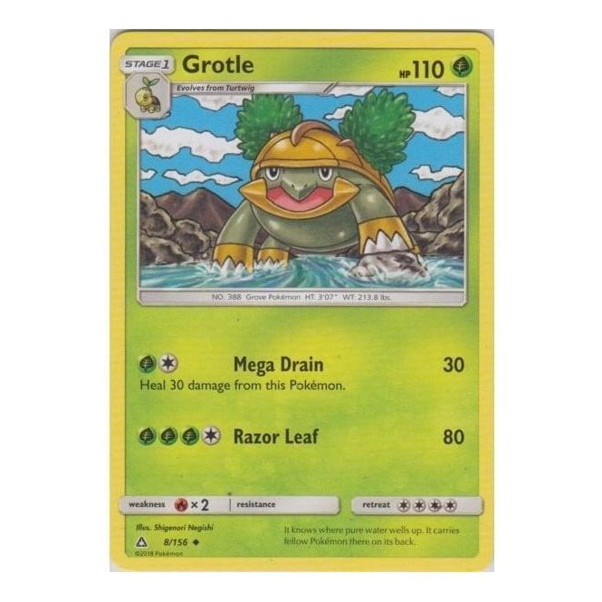 Grottemon Card Pokemon Single Card SM - ULTRA PRISM - 008/156 : Grotle | Chaos Cards