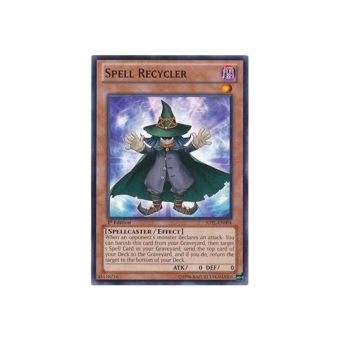 Yu-Gi-Oh! Card JOTL-EN004 Spell Recycler | Chaos Cards Yu-Gi-Oh! Card JOTL-EN004 Spell Recycler | Chaos Cards