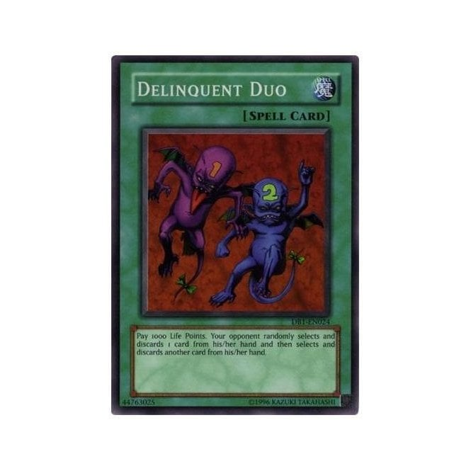 delinquent duo yugioh deck YU-GI-OH! - LCKC-EN101 - Legendary Collection Kaiba - Secret Rare Delinquent Duo | Card Details