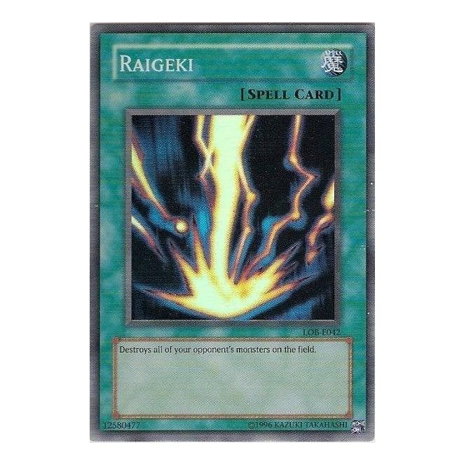 Yu-Gi-Oh! Card LOB-E042 Raigeki (Super Rare) | Chaos Cards