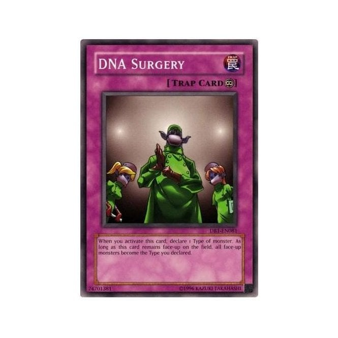 Yu-Gi-Oh! Card DB1-EN081 DNA Surgery | Chaos Cards Yu-Gi-Oh! Card DB1-EN081 DNA Surgery | Chaos Cards