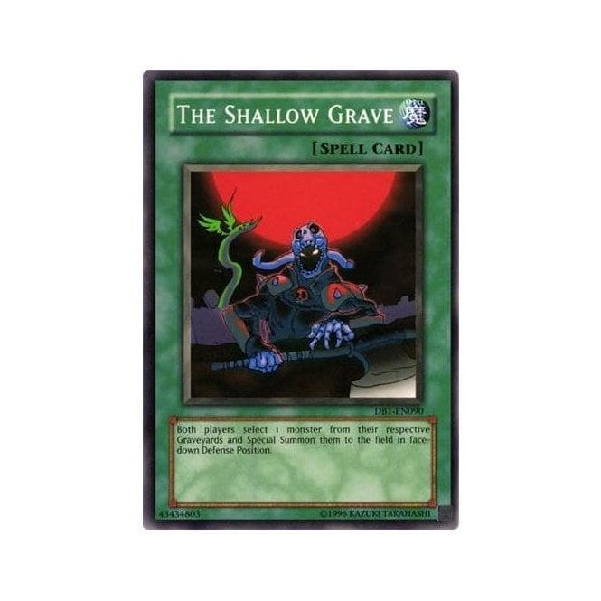 Yu-Gi-Oh! Card DB1-EN090 The Shallow Grave | Chaos Cards