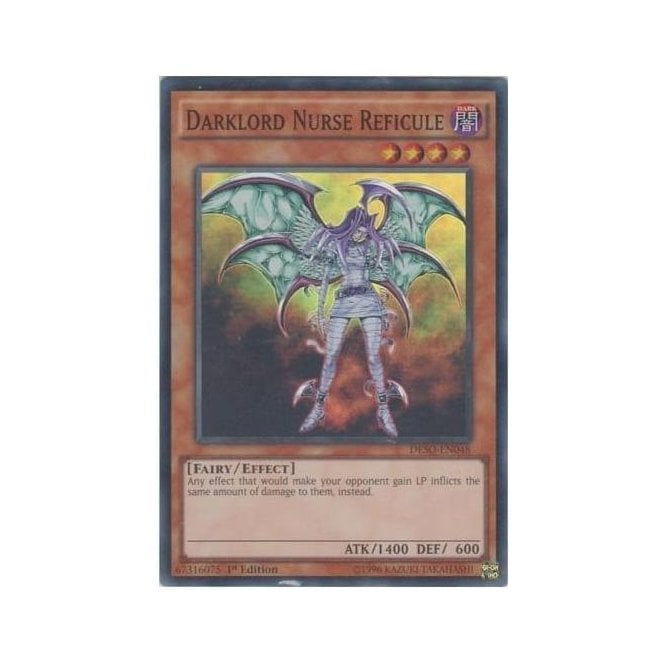 Yu-Gi-Oh! Card DESO-EN048 Darklord Nurse Reficule (Super Rare) | Chaos Cards Yu-Gi-Oh! Card DESO-EN048 Darklord Nurse Reficule (Super Rare) | Chaos Cards