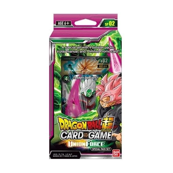 DragonBall Super Card Game Special Pack Set Union Force Chaos Cards