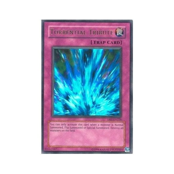 YuGiOh! Card DB1EN228 Torrential Tribute Chaos Cards