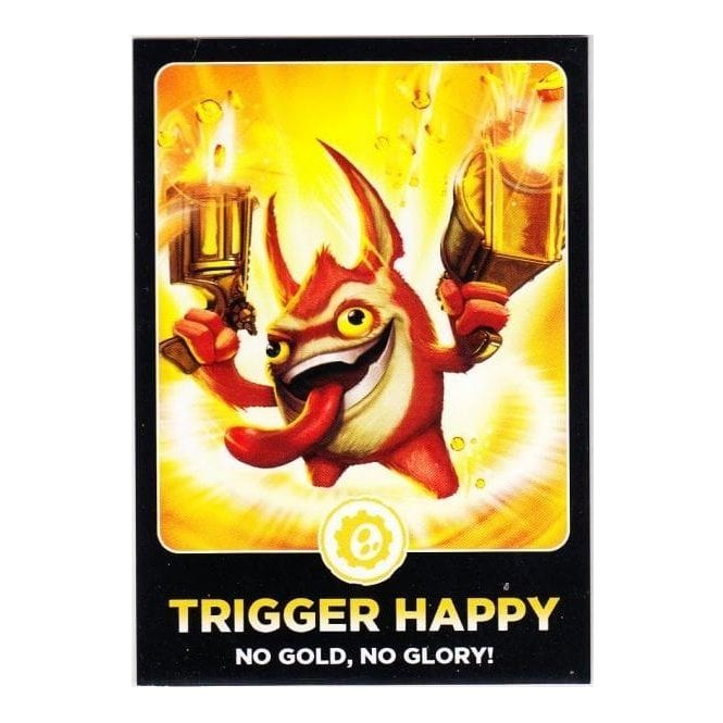 Skylanders Giants Trading Card 16 Trigger Happy Chaos Cards