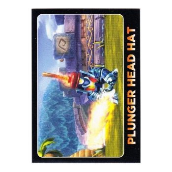 Skylanders Giants Trading Card - 119 PLUNGER HEAD HAT
