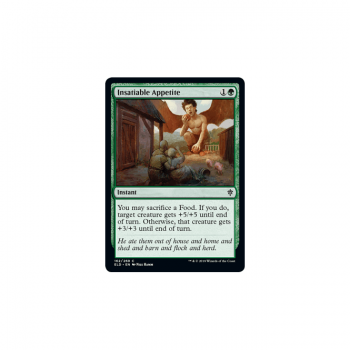 Insatiable Appetite : THRONE OF ELDRAINE 162/269 - Magic the Gathering Single Card