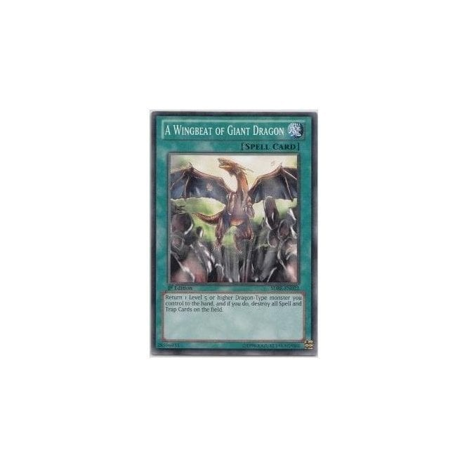Yu-Gi-Oh! Card SDBE-EN023 A Wingbeat of Giant Dragon