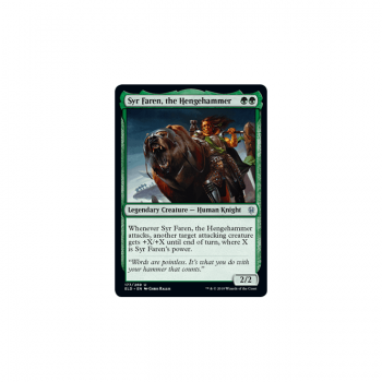 Syr Faren, the Hengehammer : THRONE OF ELDRAINE 177/269 - Magic the Gathering Single Card