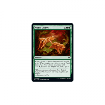 Wolf's Quarry : THRONE OF ELDRAINE 184/269 - Magic the Gathering Single Card