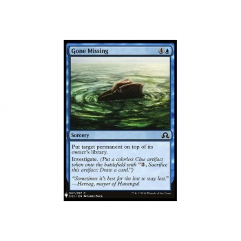 Gone Missing : MYSTERY BOOSTER 411 - Magic the Gathering Single Card