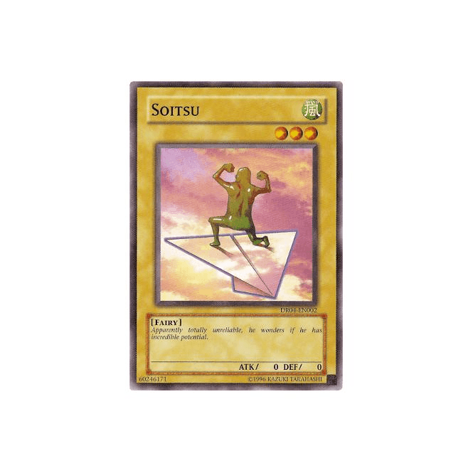 Near Mint Condition YUGIOH Card Mint Soitsu YuGiOh! Trading Card Game