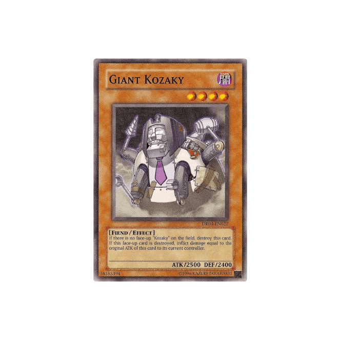 Yu-Gi-Oh! Card DR04-EN022 Giant Kozaky | Chaos Cards