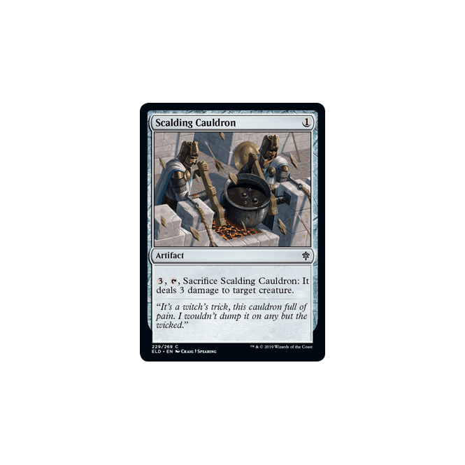 Scalding Cauldron : THRONE OF ELDRAINE 229/269 - Magic the Gathering Single Card Scalding Cauldron : THRONE OF ELDRAINE 229/269 - Magic the Gathering Single Card