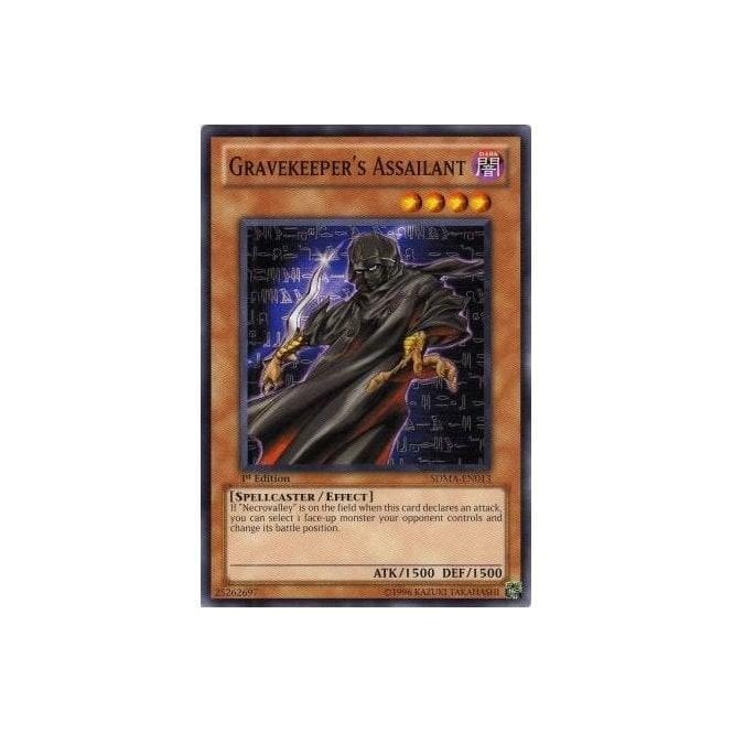 Yu-Gi-Oh! Card DR1-EN015 Gravekeeper's Assailant