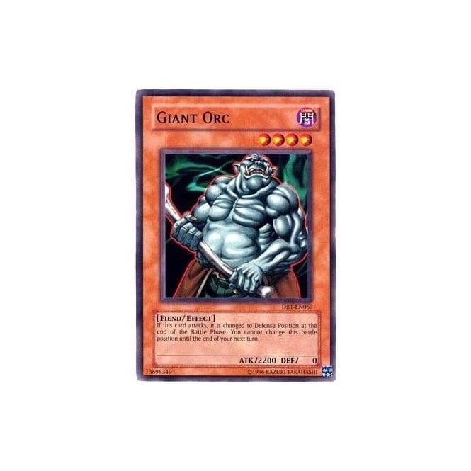 Yu-Gi-Oh! Card DR1-EN067 Giant Orc | Chaos Cards Yu-Gi-Oh! Card DR1-EN067 Giant Orc | Chaos Cards