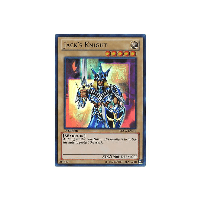 Yu-Gi-Oh! Card EEN-EN005 Jack's Knight (Ultimate Rare) Yu-Gi-Oh! Card EEN-EN005 Jack's Knight (Ultimate Rare)