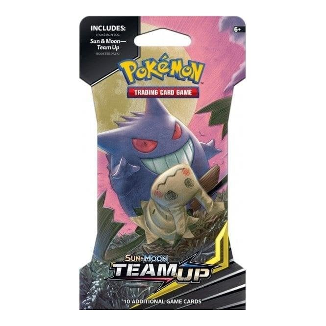 Pokemon Blister Booster Pack (10 Cards) - Gengar // Mimikyu - Sun and Moon  Team Up | Chaos Cards