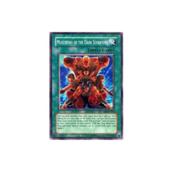 Mustering of the Dark Scorpions (Common) : DR1-EN255 - Yu-Gi-Oh! Single Card