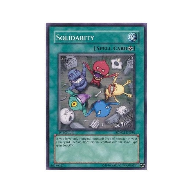 solidarity yugioh card Solidarity - Yu-Gi-Oh! Card