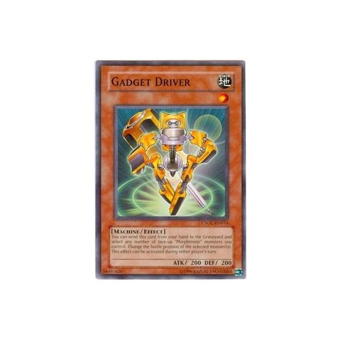 YuGiOh! Card CSOCEN014 Gadget Driver Chaos Cards