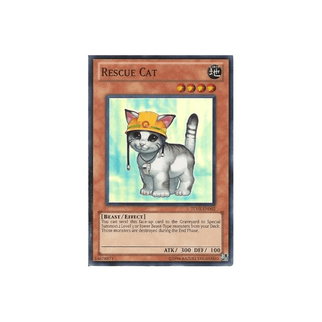 Yu-Gi-Oh! Card FET-EN033 Rescue Cat | Chaos Cards Yu-Gi-Oh! Card FET-EN033 Rescue Cat | Chaos Cards