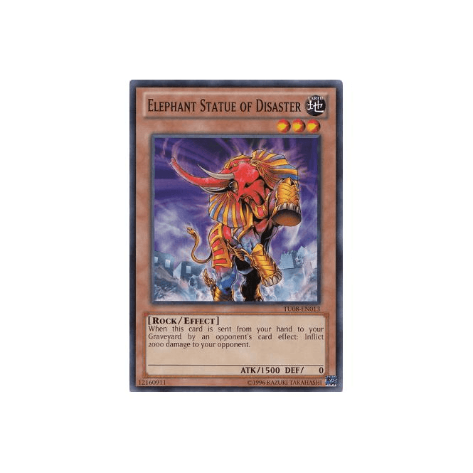 Yu-Gi-Oh! Card DR2-EN187 Elephant Statue of Disaster Yu-Gi-Oh! Card DR2-EN187 Elephant Statue of Disaster