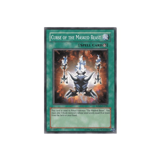 Yu-Gi-Oh! Card LON-EN016 Curse of the Masked Beast
