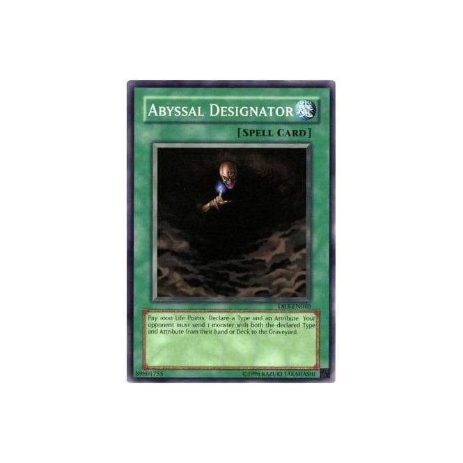 Abyssin Decipher Card Yu-Gi-Oh! Card DR3-EN040 Abyssal Designator | Chaos Cards