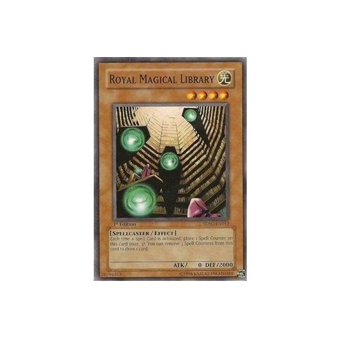 yugioh card library Amazon.com: Yu-Gi-Oh! - Royal Magical - OP07-EN004 - Super Rare - Unlimited Edition Yugi Evolution Yu-Gi-Oh! Format Library