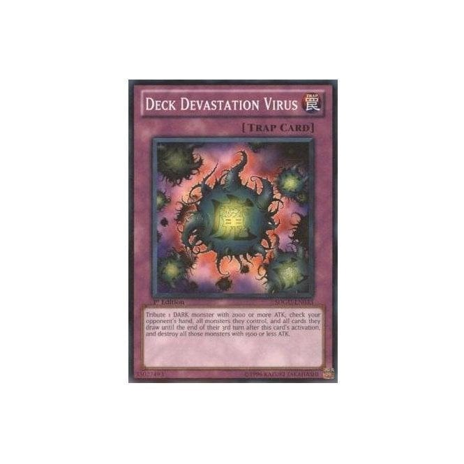 yugioh deck devastation virus Yu-Gi-Oh! - GLD4-EN049 Common *This is of Ultimate Rare rarity Deck Devastation Virus (Super Rare)