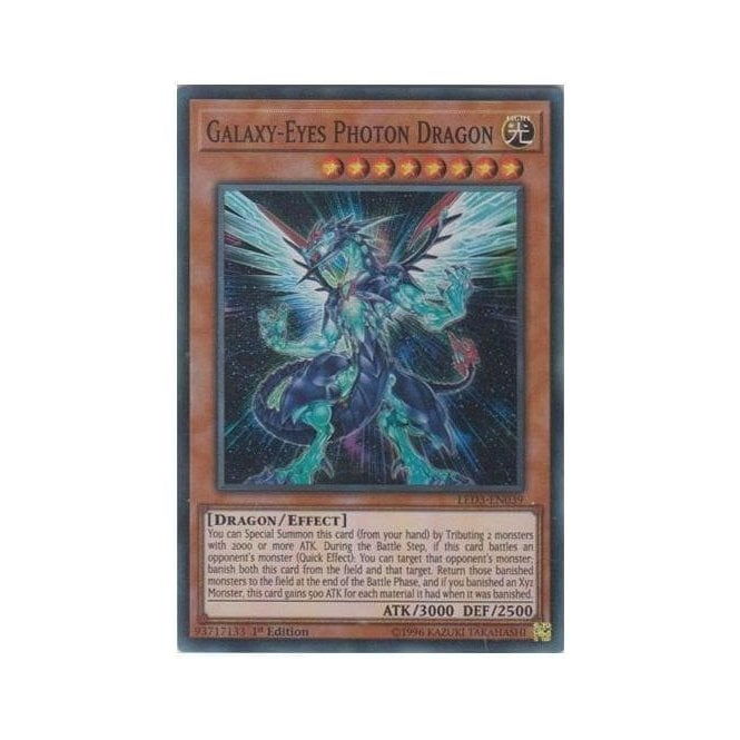 Yu-Gi-Oh! Card LED3-EN039 Galaxy-Eyes Photon Dragon (Super Rare) | Chaos Cards Yu-Gi-Oh! Card LED3-EN039 Galaxy-Eyes Photon Dragon (Super Rare) | Chaos Cards