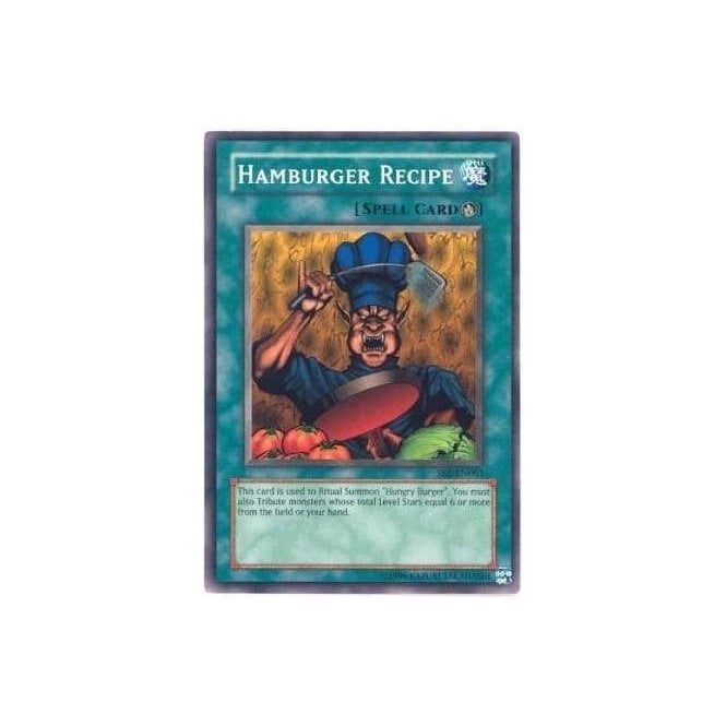 Yu-Gi-Oh! Card SRL-EN063 Hamburger Recipe | Chaos Cards Yu-Gi-Oh! Card SRL-EN063 Hamburger Recipe | Chaos Cards