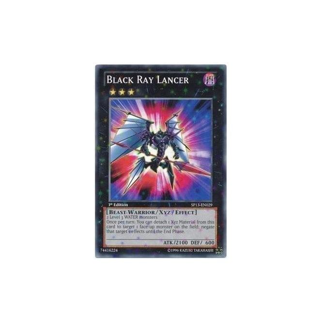 Yugioh Black Ray Lancer SP13-EN029 1ST Edition Starfoil Rare