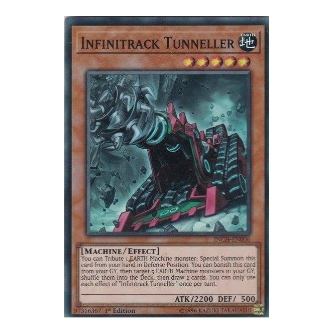 Infinitrack Explosion Card Yu-Gi-Oh! Card INCH-EN006 Infinitrack Tunneller (Super Rare) | Chaos Cards