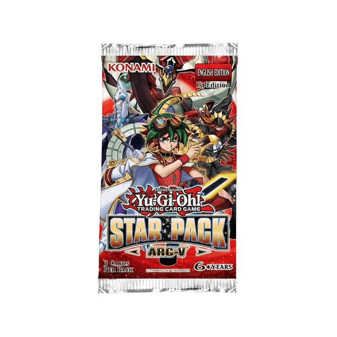 YuGiOh! Booster Pack (1st Edition) Star Pack ARCV (3 cards