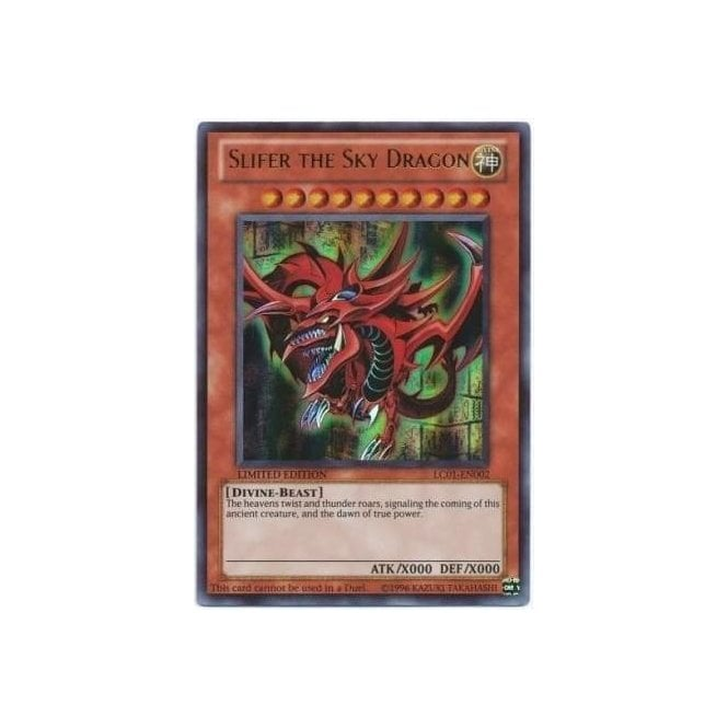 Yu-Gi-Oh! Promo Card LC01-EN002 Slifer the Sky Dragon (Ultra Rare) | Chaos  Cards