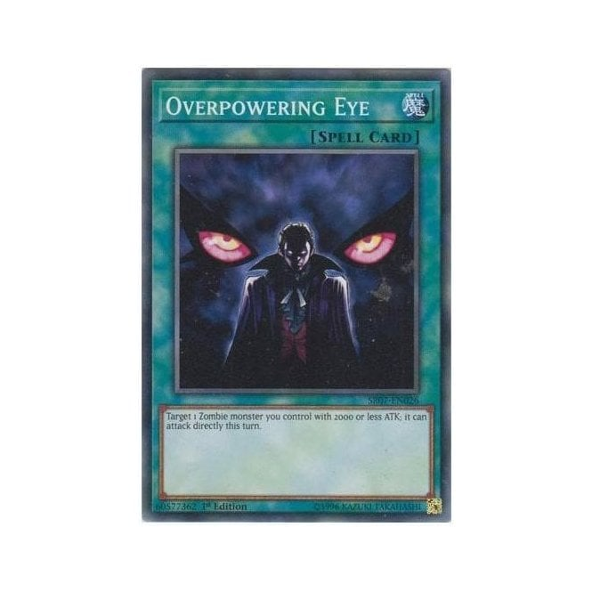 Yu-Gi-Oh! Card SR07-EN026 Overpowering Eye (Common) | Chaos Cards Yu-Gi-Oh! Card SR07-EN026 Overpowering Eye (Common) | Chaos Cards