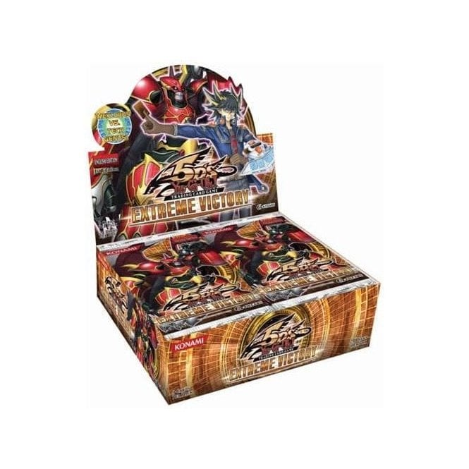 extreme victory booster box Yugioh 1st Edition Extreme Victory Booster Box Display With 19 Sealed Packs