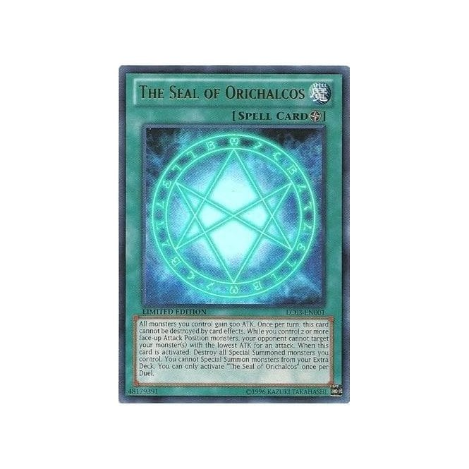 Yu-Gi-Oh! Promo Card LC03-EN001 The Seal of Orichalcos (Ultra Rare) | Chaos Cards Yu-Gi-Oh! Promo Card LC03-EN001 The Seal of Orichalcos (Ultra Rare) | Chaos Cards