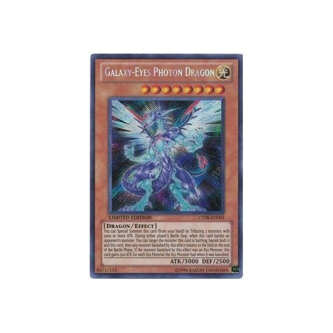 Yu Gi Oh Promo Card Ct08 En003 Galaxy Eyes Photon Dragon Secret Rare Chaos Cards