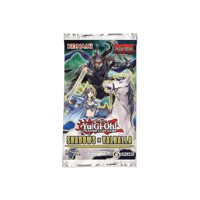 Yu-Gi-Oh! Sealed Booster Pack (5 Cards) - Shadows in Valhalla (1st Edition) | Chaos Cards Yu-Gi-Oh! Sealed Booster Pack (5 Cards) - Shadows in Valhalla (1st Edition) | Chaos Cards
