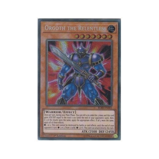 Yu-Gi-Oh! Card BLRR-EN001 Orgoth the Relentless (Secret Rare) | Chaos Cards Yu-Gi-Oh! Card BLRR-EN001 Orgoth the Relentless (Secret Rare) | Chaos Cards
