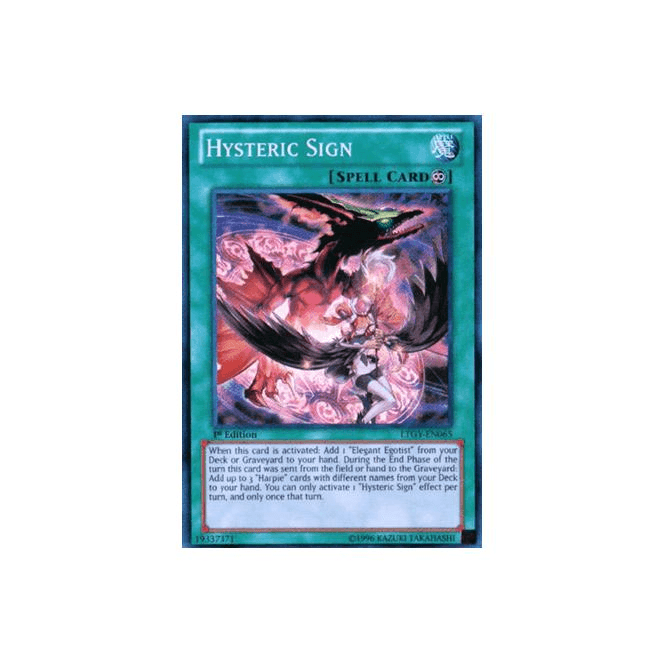 Yu-Gi-Oh! Karte 'Hysteric Sign' – Super Rare, 1st Edition Aus Mega Pack 2014