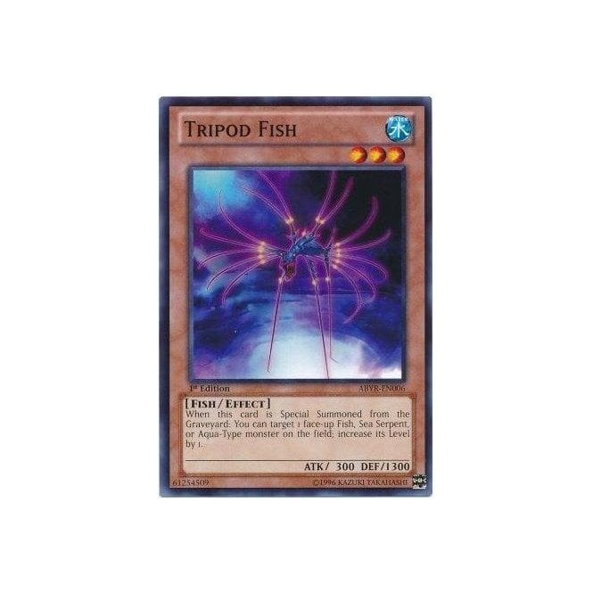 Yu-Gi-Oh! Card ABYR-EN006 Tripod Fish (Common) | Chaos Cards