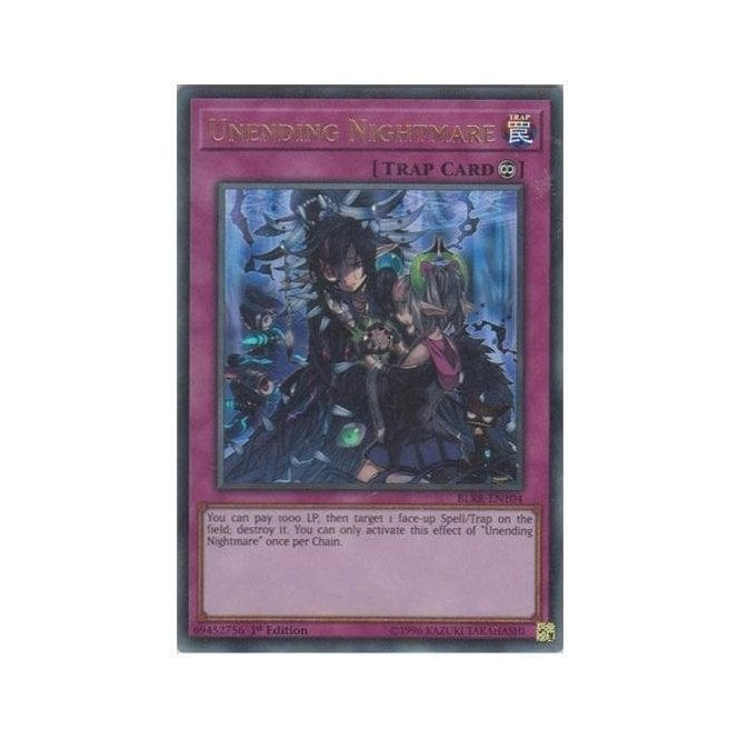 YuGiOh! Card BLRREN104 Unending Nightmare (Ultra Rare) Chaos Cards
