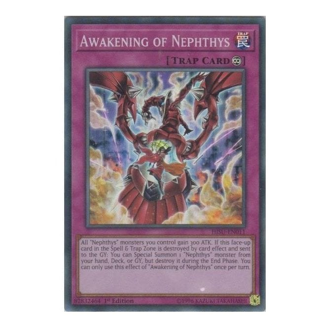 Yu-Gi-Oh! Card HISU-EN011 Awakening of Nephthys (Super Rare) | Chaos Cards Yu-Gi-Oh! Card HISU-EN011 Awakening of Nephthys (Super Rare) | Chaos Cards