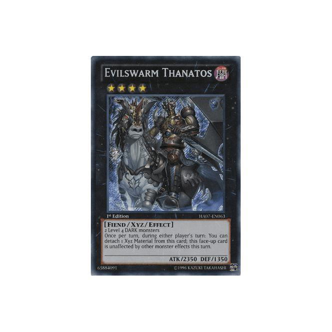 YuGiOh! Card HA07EN063 Evilswarm Thanatos (Secret Rare) Chaos Cards