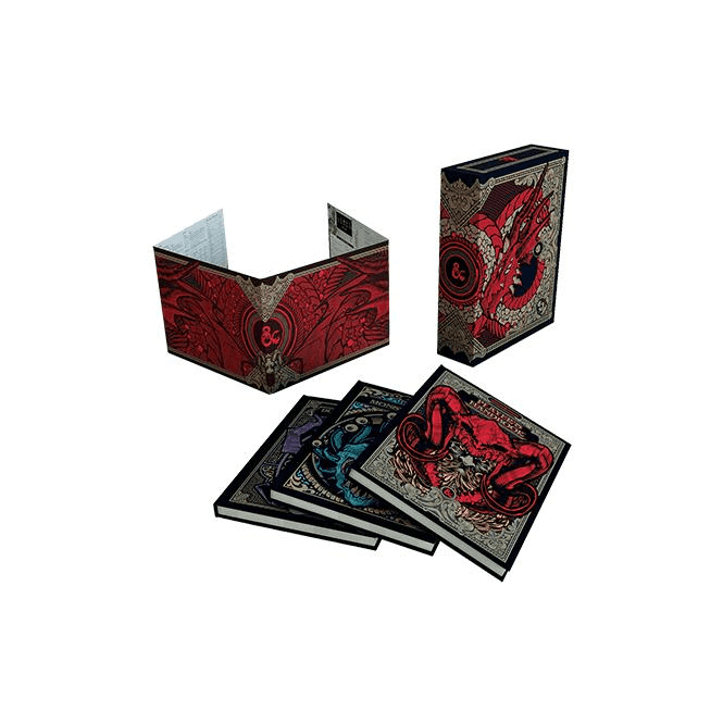 Dungeons & Dragons Core Rulebook Gift Set Collector's Edition Chaos Cards Dungeons & Dragons Core Rulebook Gift Set Collector's Edition Chaos Cards
